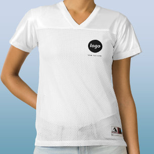 Simple Logo With Text Crest Business Promotional Women's Football Jersey