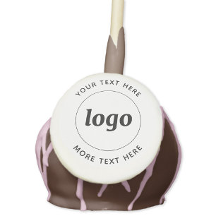 Simple Logo with Text Promotional Business Cake Pops