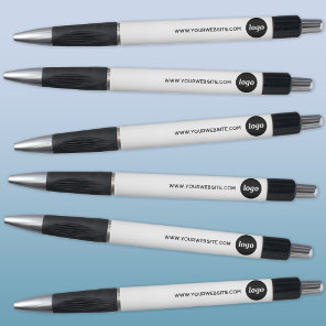 Simple Logo With Website Promotional Business  Pen