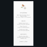 Simple love birds Wedding Menu Card<br><div class="desc">Designed to coordinate with our Love Birds Collection,  this dainty wedding menu card features watercolour love birds on flowers,  and simple & classic font. For more advanced customisation of this design,  e.g. changing layout,  font or text size please click the "CUSTOMIZE" button above. Please contact me for any questions!</div>