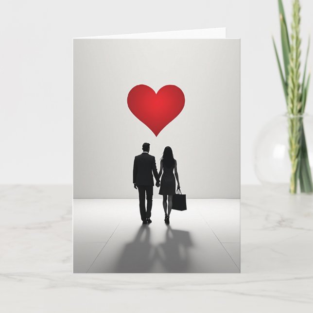 Simple Love Couple Card (Front)