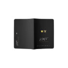 Simple Love Heart + Airplane, Initials & Name blk