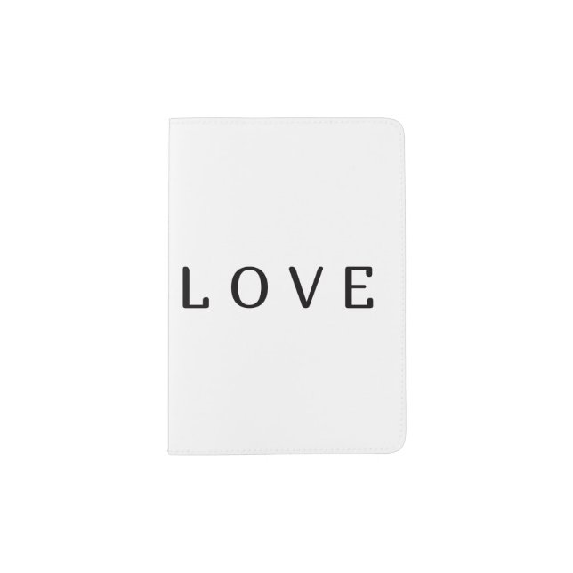 simple love passport holder (Front)