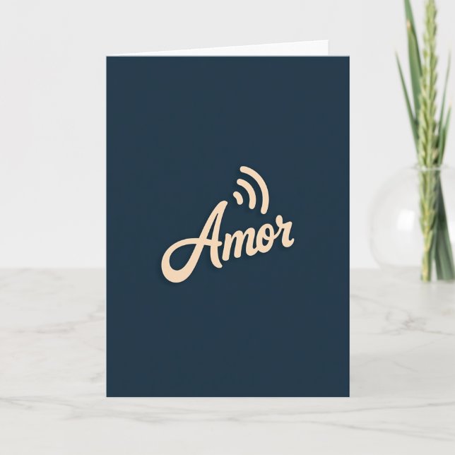 Simple Love Signal Card (Front)