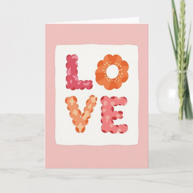 Simple Love Spotted Card (Front)