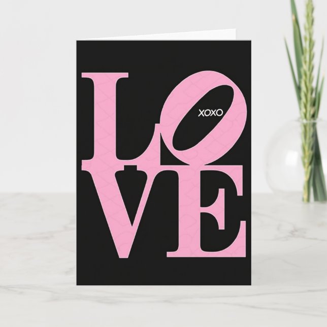 Simple Love Xoxo Card (Front)