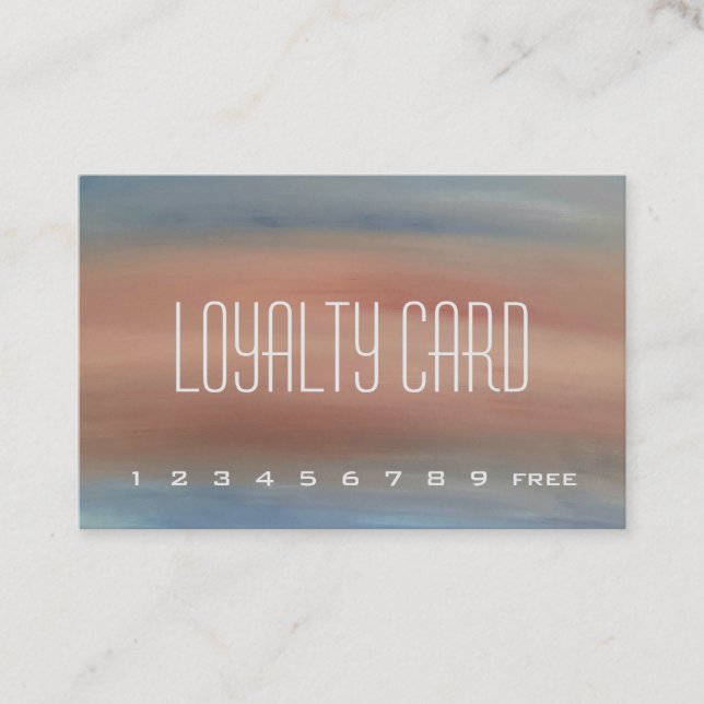 Simple Loyalty Punch Card (Front)