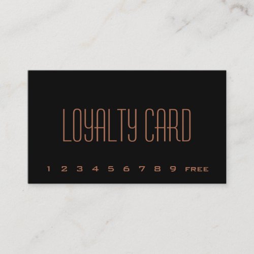 Simple Loyalty Punch Card