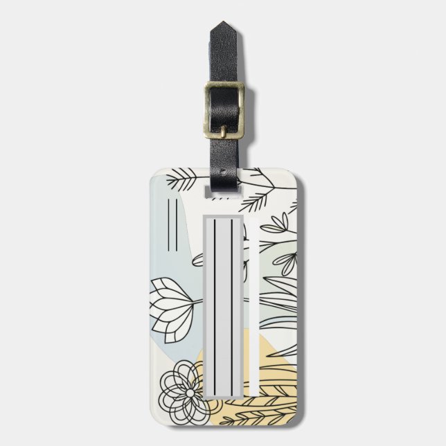 Simple luggage tag (Front Vertical)