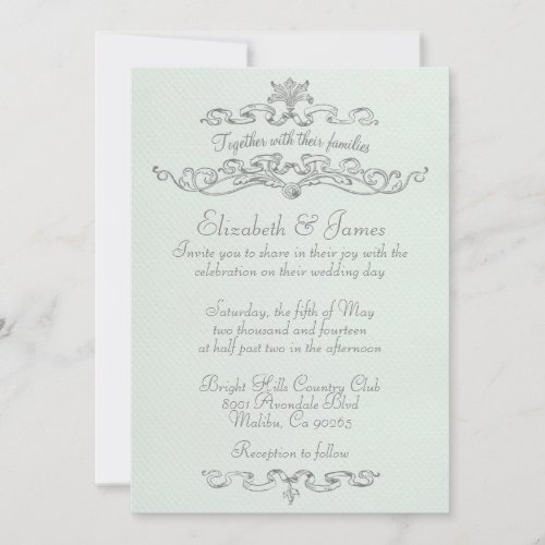 Simple Luxurious Wedding Invitations