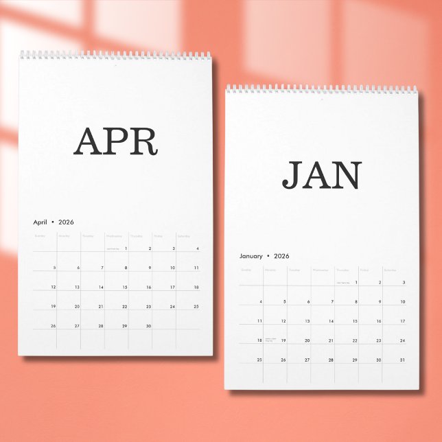 Simple Luxury Design Calendar (Creator Uploaded)