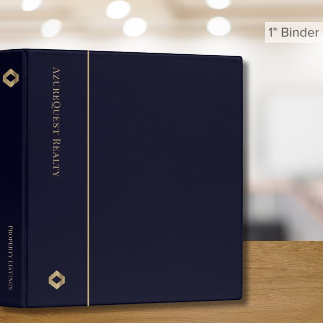 Simple Luxury Gold Logo 3 Ring Binder (Creator Uploaded)