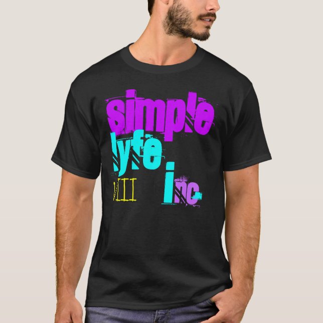 Simple Lyfe Clothing: Retro Aqua 8s T-Shirt (Front)