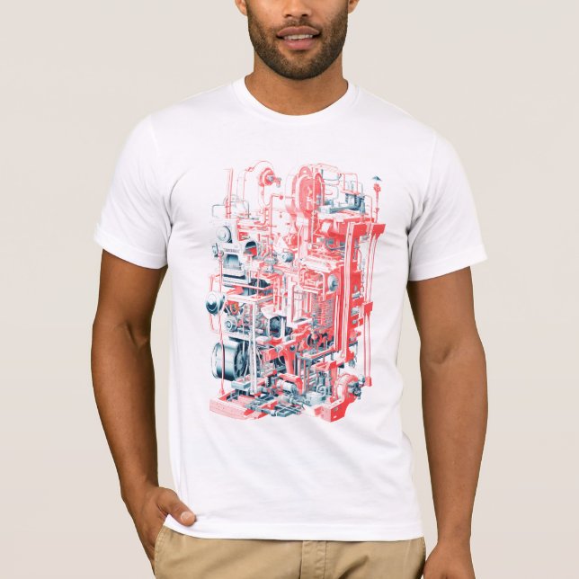 Simple Machines Risograph T-Shirt (Front)