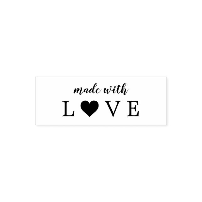 Simple Made With LOVE Self-inking Stamp (Design)