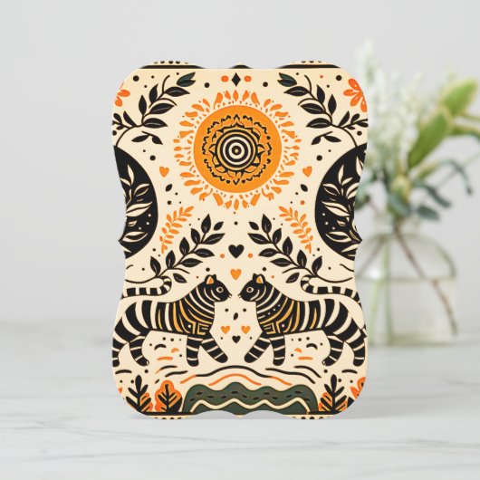 simple madhubani painting (Standing Front)