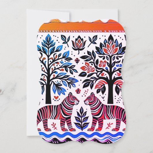 simple madhubani painting (Back)