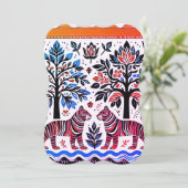 simple madhubani painting (Standing Front)