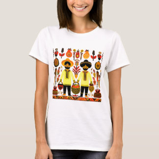 simple madhubani painting T-Shirt