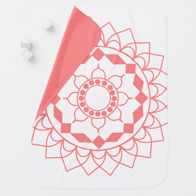 Simple Mandala Baby Blanket (In Situ)