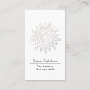 Simple Mandala Business Card