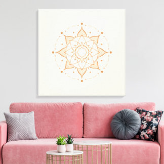 Simple Mandala Wall Art | Minimalist S Geomet