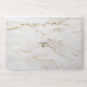 Simple marble HP laptop skin
