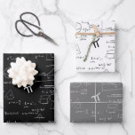 Simple Math Formulas Equations Wrapping Paper Sheets<br><div class="desc">Surprise your math geek loved one giving your gifts with these cute and simple math formula wrapping paper sheets. Illustrated and designed by Patricia Alvarez.</div>