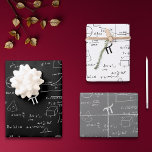 Simple Math Formulas Equations Wrapping Paper Sheets<br><div class="desc">Surprise your math geek loved one giving your gifts with these cute and simple math formula wrapping paper sheets. Illustrated and designed by Patricia Alvarez.</div>