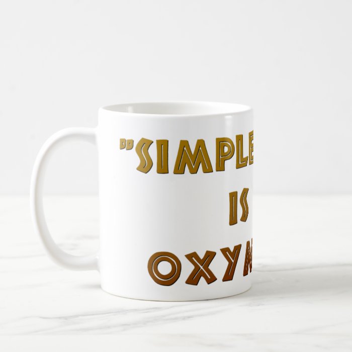 Simple Math is an Oxymoron Mugs