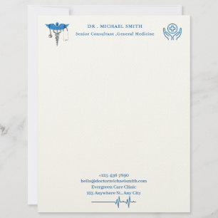 Simple Medical Doctor Letterhead