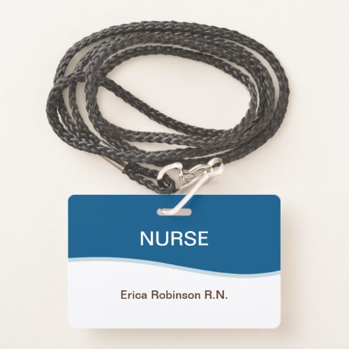 Simple Medical Nurse Hospital ID Badges