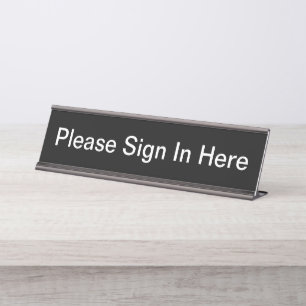 Simple Medical Office Reception Area Sign In