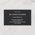 [ Thumbnail: Simple Medical Professional Business Card ]