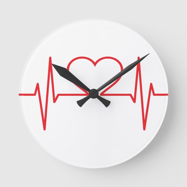 Simple Medical Round Clock (Front)