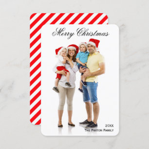 Simple Merry Christmas - 3x5 Photo Card