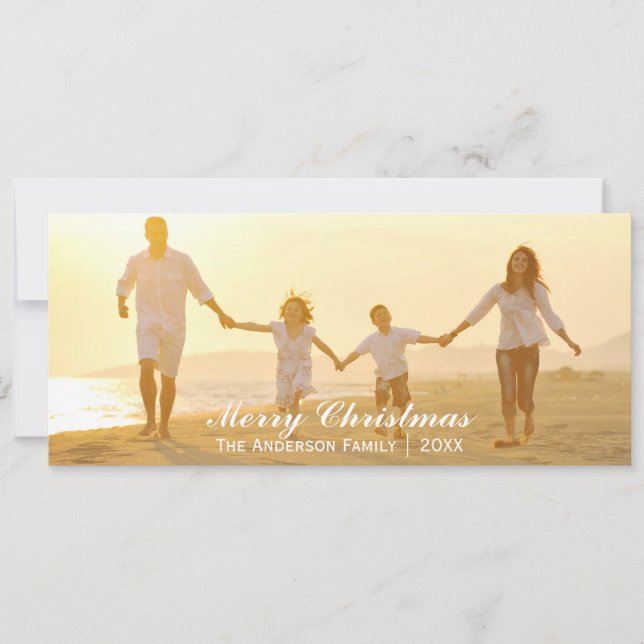 Simple Merry Christmas - 4x8 Christmas Card (Front)