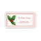 Simple Merry Christmas Address Label