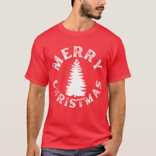 SIMPLE MERRY CHRISTMAS TREE T-Shirt