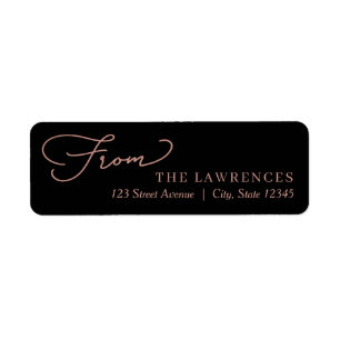 Simple Message EDITABLE COLOR Holiday Label