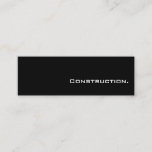 Simple Mini Construction Business Cards at Zazzle