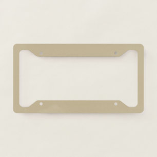 simple minimal add name groomsman gift license plate frame