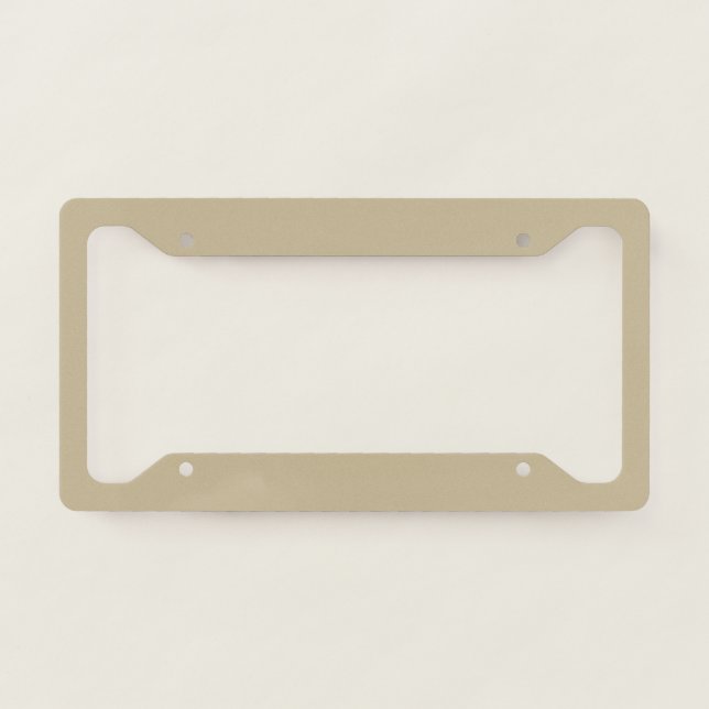 simple minimal add name groomsman gift  license plate frame (Front)