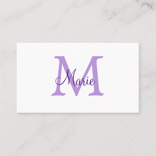 simple minimal add name monogram pink red   throw  business card