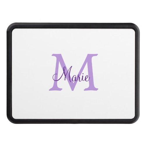 simple minimal add name monogram pink red   throw  hitch cover