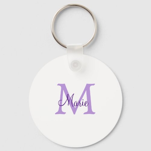 simple minimal add name monogram pink red   throw  keychain