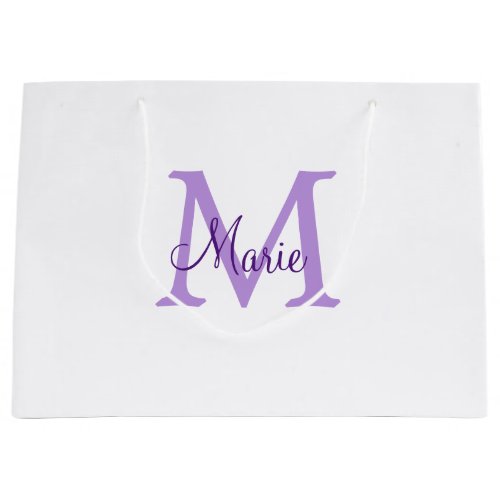 simple minimal add name monogram pink red   throw  large gift bag