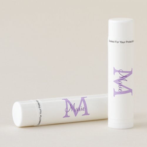 simple minimal add name monogram pink red   throw  lip balm