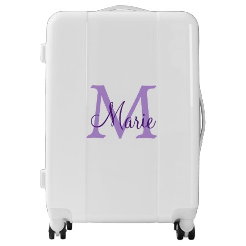 simple minimal add name monogram pink red   throw  luggage