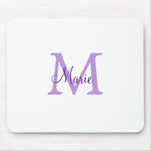 simple minimal add name monogram pink red   throw  mouse pad